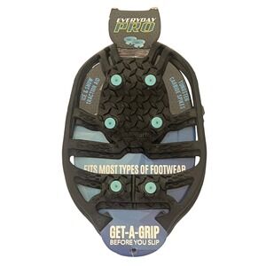 Due North Everyday Pro Traction Aid Ice Snow Grips Tungsten Carbide Spikes L-XL